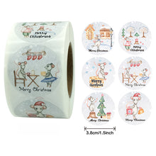 Lade das Bild in den Galerie-Viewer, 2x500pcs Christmas Xmas 38mm Christmas Sealing Paste Envelope Merry Christmas Sticker Label tape
