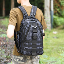 Load image into Gallery viewer, Backpack Men Multi-Functional Outdoor Travel Mountain Climbing Cycling Camouflage Single Shoulder shoulder bag
