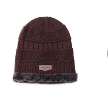 Load image into Gallery viewer, Warm Winter Knit Beanie Hats Men's Cold-Proof Outdoor Cycling Earflaps Wool Woolen Cotton Women Unisex

