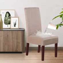 Lade das Bild in den Galerie-Viewer, 2/4/6PCs Sofa Chair Cover Stretch Knitted Suede Fabric Waterproof Chair Cover
