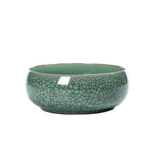 Load image into Gallery viewer, Ashtray Longquan Celadon Tea Basin Tea Utensils Cup Writing-Brush Washer Ice Cracked Ceramics Hydroponic Bowl Lotus
