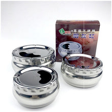 Lade das Bild in den Galerie-Viewer, Ashtray Spot Household Stainless Steel Ash Tray Rotating Windproof Creative  Lid Ashtray
