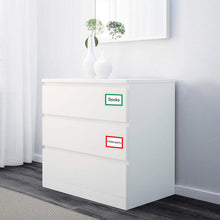 Load image into Gallery viewer, 3x300pcs Xmas Christmas Stickers Roll Labels Four-Color Frame Cartoon Name Tape Clothes
