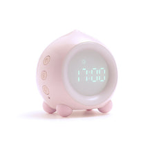 Load image into Gallery viewer, Smart Multi-Function Alarm Clock LED Display Cartoon Peach Small Night Lamp Timer USB Charging Sleeping Light
