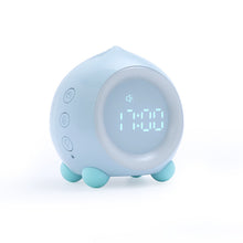 Load image into Gallery viewer, Smart Multi-Function Alarm Clock LED Display Cartoon Peach Small Night Lamp Timer USB Charging Sleeping Light
