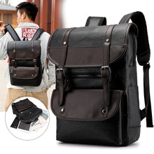 Load image into Gallery viewer, Backpack Retro Men Business Computer  Travel Large Capacity Waterproof Leather shoulder bag

