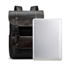 Load image into Gallery viewer, Backpack Retro Men Business Computer  Travel Large Capacity Waterproof Leather shoulder bag
