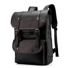 Load image into Gallery viewer, Backpack Retro Men Business Computer  Travel Large Capacity Waterproof Leather shoulder bag

