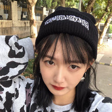 Load image into Gallery viewer, Warm Winter Knit Beanie Hats European And American Fashion Cap Street Ins Men And Women Couple Wool Hip Hop Unisex
