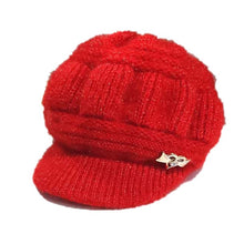 Load image into Gallery viewer, Warm Winter Knit Beanie Hats Women's Autumn Korean-Style Middle-Aged and Elderly Baseball Thickened Pullover Unisex
