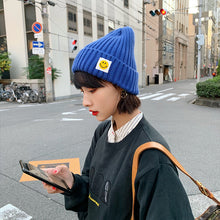 Lade das Bild in den Galerie-Viewer, Warm Winter Knit Beanie Hats Women Autumn and Winter Wool  Ins Korean Style Cute Unisex
