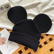 Lade das Bild in den Galerie-Viewer, Warm Winter Knit Beanie Hats  Korean Cute Mickey Head Net Red Men and Women Unisex
