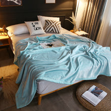 Load image into Gallery viewer, Thickened Flannel Blanket Sable Fur Casual Blanket Thermal Bed Sheet Mink Fur Fabric Blanket
