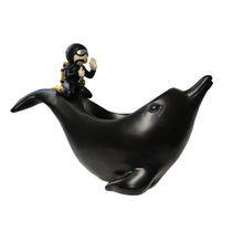 Load image into Gallery viewer, 18cm Diver Dolphin Whale Resin Key Candy Storage Box for Hall Table Decorations
