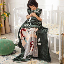 Lade das Bild in den Galerie-Viewer, Cartoon Small Blanket Flannel Blanket Gold Mink Velvet Blanket Nap Blanket Casual Blanket
