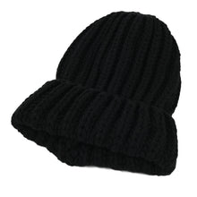 Lade das Bild in den Galerie-Viewer, Warm Winter Knit Beanie Hats Women's Autumn and Winter New Coarse Yarn Solid Color Casual All-Matching Unisex
