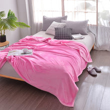 Load image into Gallery viewer, Thickened Flannel Blanket Sable Fur Casual Blanket Thermal Bed Sheet Mink Fur Fabric Blanket
