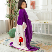 Lade das Bild in den Galerie-Viewer, Cartoon Small Blanket Flannel Blanket Gold Mink Velvet Blanket Nap Blanket Casual Blanket
