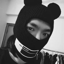 Load image into Gallery viewer, Warm Winter Knit Beanie Hats  Korean Style Wool Outdoor Ski Windproof Scarf Unisex
