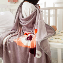 Lade das Bild in den Galerie-Viewer, Cartoon Small Blanket Flannel Blanket Gold Mink Velvet Blanket Nap Blanket Casual Blanket
