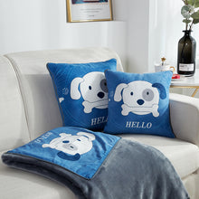 Lade das Bild in den Galerie-Viewer, Pillow Blanket Dual-Use Coral Fleece Blanket Office Sofas Car Afternoon Nap Pillow Pillow Enterprise Gift
