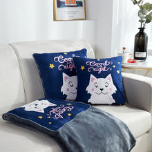 Lade das Bild in den Galerie-Viewer, Pillow Blanket Dual-Use Coral Fleece Blanket Office Sofas Car Afternoon Nap Pillow Pillow Enterprise Gift
