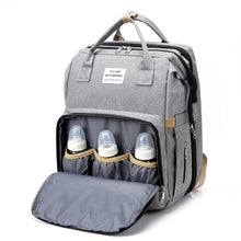 Lade das Bild in den Galerie-Viewer, Backpack  Folding Mummy Bag Multi-Purpose Package Feeding Bottle   Diaper
