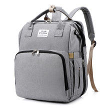 Lade das Bild in den Galerie-Viewer, Backpack  Folding Mummy Bag Multi-Purpose Package Feeding Bottle   Diaper
