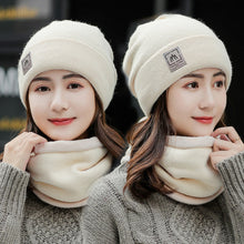 Load image into Gallery viewer, Warm Winter Knit Beanie Hats Wool Fleece-Lined Women Ear Protection Korean Style Men Unisex

