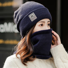 Load image into Gallery viewer, Warm Winter Knit Beanie Hats Wool Fleece-Lined Women Ear Protection Korean Style Men Unisex
