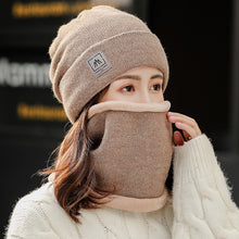 Load image into Gallery viewer, Warm Winter Knit Beanie Hats Wool Fleece-Lined Women Ear Protection Korean Style Men Unisex
