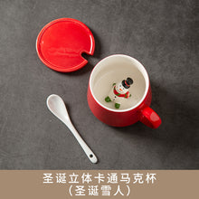 Lade das Bild in den Galerie-Viewer, Xmax Christmas Cup Gift Creative Ceramic Cartoon Mark
