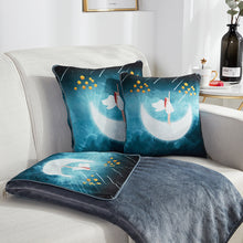 Lade das Bild in den Galerie-Viewer, Pillow Blanket Dual-Use Coral Fleece Blanket Office Sofas Car Afternoon Nap Pillow Pillow Enterprise Gift
