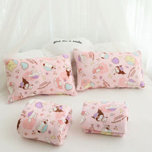 Lade das Bild in den Galerie-Viewer, Cartoon Animal Print Flannel Blanket Children Small Blanket Nap Blanket Knee Protection Blanket Bed Sheet
