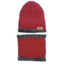 Lade das Bild in den Galerie-Viewer, Warm Winter Knit Beanie Hats Wool Cover Neck Two-Piece Fleece-Lined Riding Windproof Pullover Unisex
