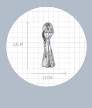 Load image into Gallery viewer, 33cm Half-Length Girl Resin Craft Ornament for Living Room Home Decorations

