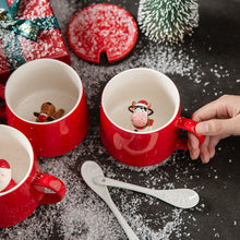 Lade das Bild in den Galerie-Viewer, Xmax Christmas Cup Gift Creative Ceramic Cartoon Mark
