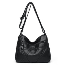 Lade das Bild in den Galerie-Viewer, Backpack Fashion Messenger Bag Shoulder Bag Lightweight Soft Pu Satchel Middle-Aged   Mother Bag
