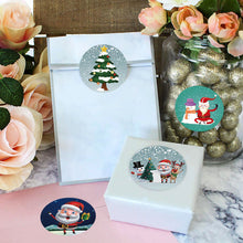 Load image into Gallery viewer, 2x500pcs Xmas Christmas Stickers Roll Label 8  Pattern Merry   Holiday Gift Envelope s
