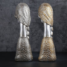 Load image into Gallery viewer, 33cm Half-Length Girl Resin Craft Ornament for Living Room Home Decorations
