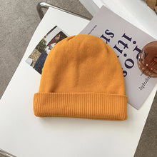 Load image into Gallery viewer, Warm Winter Knit Beanie Hats Solid Color Women Autumn and Winter Korean Ins All-Matching Thickened Warm Wool Winter Unisex
