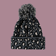 Load image into Gallery viewer, Warm Winter Knit Beanie Hats Women's Leopard Hat Korean-Style Fashion Face-Looking Small Unisex
