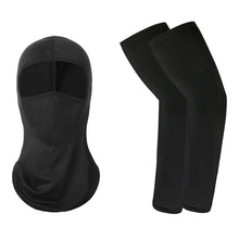 Load image into Gallery viewer, 1 Pair of Sleeves 1 Head Cover Summer Ice Silk Face Mask for Outdoor Cycling
