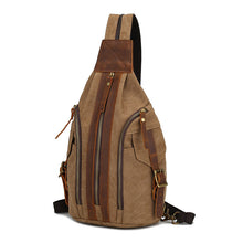 Lade das Bild in den Galerie-Viewer, Backpack Vintage Canvas   Multi-Functional  Men shoulder bag
