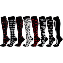 Lade das Bild in den Galerie-Viewer, 2x Halloween Xmas Christmas Gifts Decoration Christmas Sports Compression Long Socks
