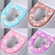 Load image into Gallery viewer, 3pcs Toilet Seat Cover Pads Zipper Winter       Household Cute Waterproof
