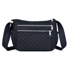 Load image into Gallery viewer, Backpack Shoulder Bag Nylon Cloth Bag Messenger Bag Casual Mummy Bag Rhombus   Can Be Fixed
