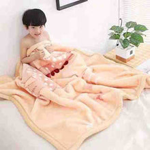 Lade das Bild in den Galerie-Viewer, Children's Cloud Blanket Double-Layer Thickened Cartoon Children's Blanket Cartoon Babies' Woolen Blanket
