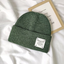Lade das Bild in den Galerie-Viewer, Warm Winter Knit Beanie Hats Japanese Thickened Wool Women Student Korean Style Couple Pullover Male Unisex
