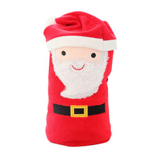Load image into Gallery viewer, Christmas Gift Creative Santa Claus Blanket Cartoon Double-Sided Flannel Snowman Blanket
